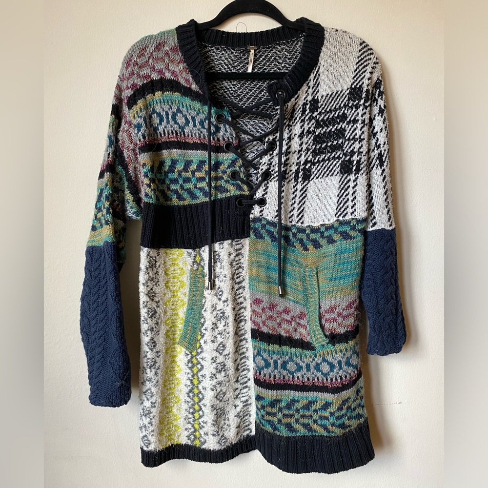 cool patterned sweater dress